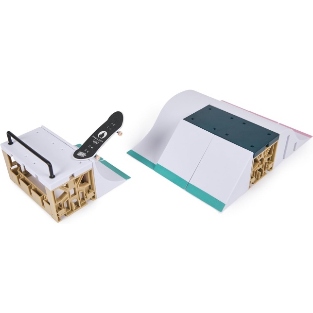 Tech Deck, Aurelien Giraud's Olympic Games Paris 2024 Ramp Customizable X-Connect Park Creator Playset & Exclusive Fingerboard, Kids Toy For Ages 6+ - Image 8