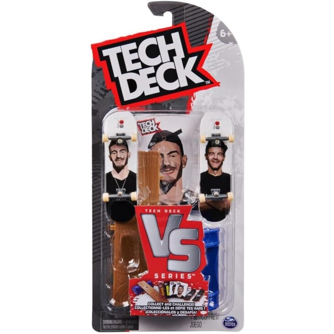 Tech Deck Vs Series Plan B Skateboard Fingerboard, Obstacle & Challenge Card Set