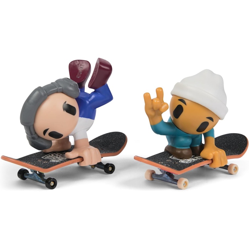 Tech Deck Sk8 Crew, 2-Pack Exclusive Fingerboards With Assistive Figures, Collectible And Customisable Mini Skateboards, Kids' Toys For Ages 5 And Up (Styles May Vary) - Image 4