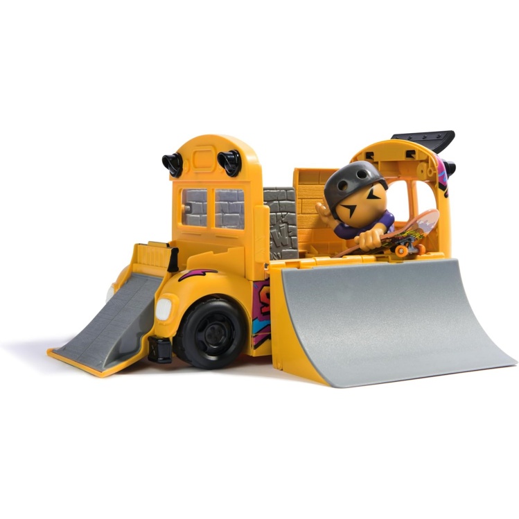 Tech Deck Sk8 Crew 2-In-1 Transforming Ultra Sk8 Bus & Storage With Fingerboard & Figure, Collectible Mini Skateboards, Kids Toys For Ages 5 And Up - Image 9