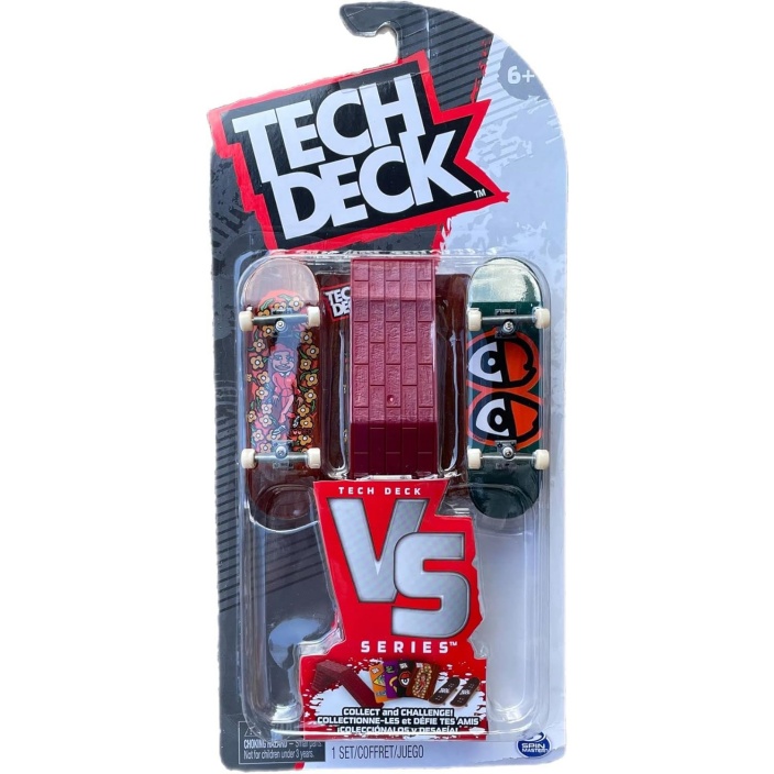 Tech Deck Sk8Shop Bonus Pack Mini Finger Skateboard Multi Pack 2022 Series (Krooked (Vs Pack))