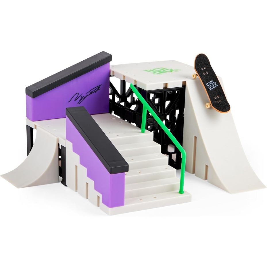 Tech Deck, Nyjah Skatepark X-Connect Park Creator, Massive Customizable Skatepark Ramp Set With Exclusive Fingerboard, Kids Toy For Ages 6 And Up - Image 8