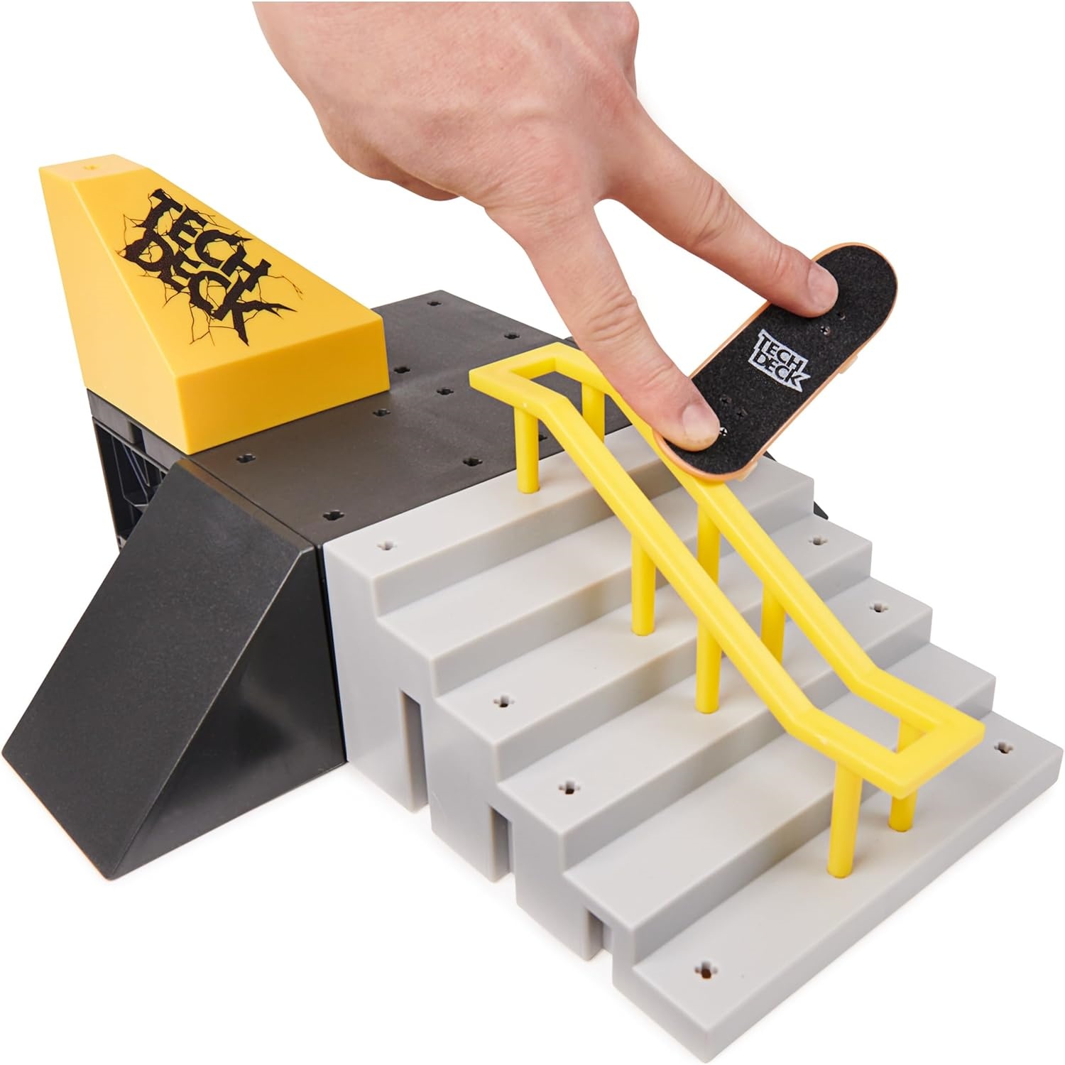 Tech Deck, Pyramid Shredder, X-Connect Park Creator, Customizable And Buildable Ramp Set With Exclusive Fingerboard, Kids Toy For Ages 6 And Up - Image 7