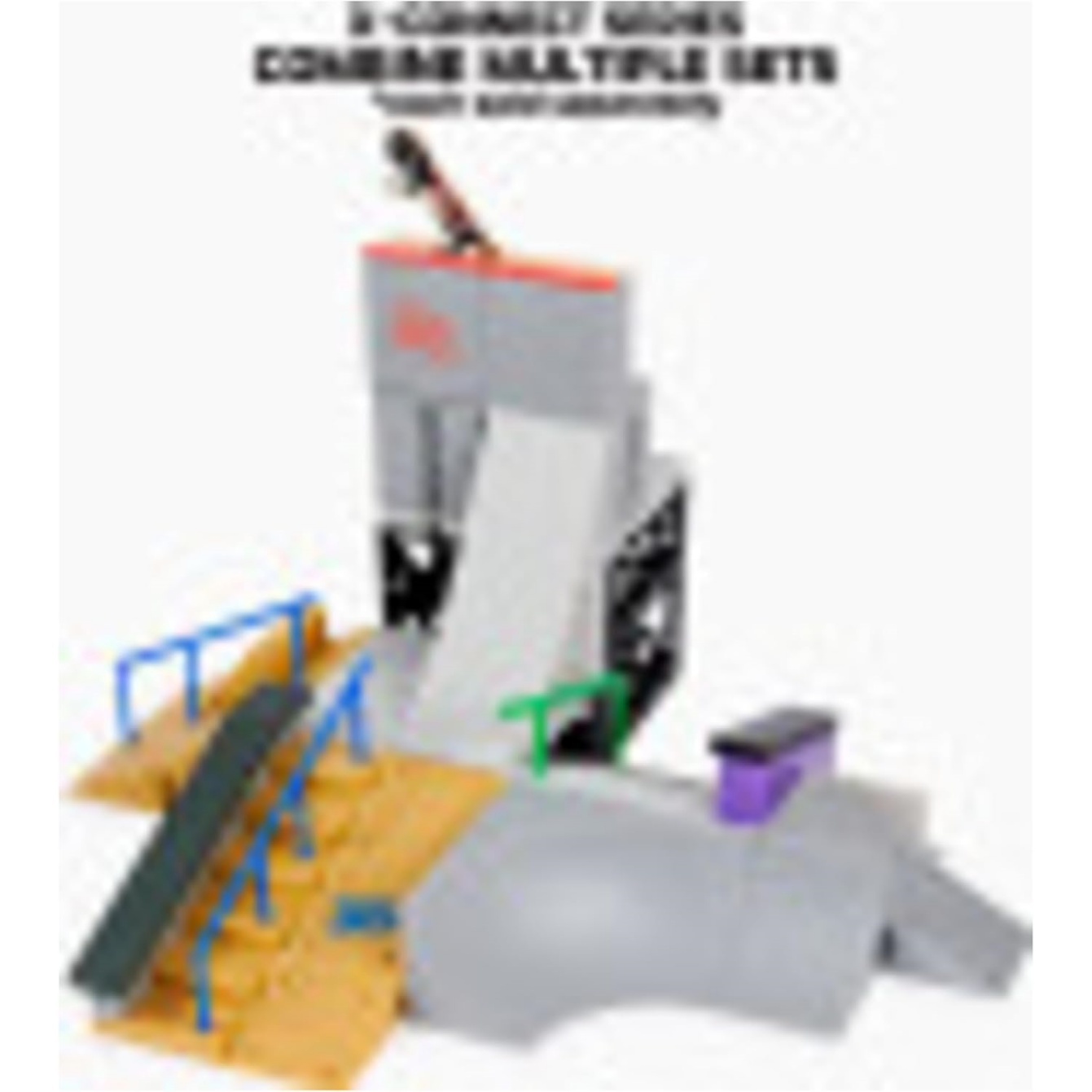 Tech Deck, Bowl Builder X-Connect Park Creator, Customizable And Buildable Ramp Set With Exclusive Fingerboard, Kids Toy For Ages 6 And Up - Image 5