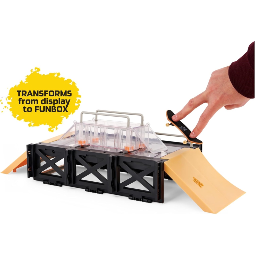 Tech Deck, Play And Display Transforming Ramp Set And Carrying Case With Exclusive Fingerboard, Kids Toy For Ages 6 And Up - Image 3