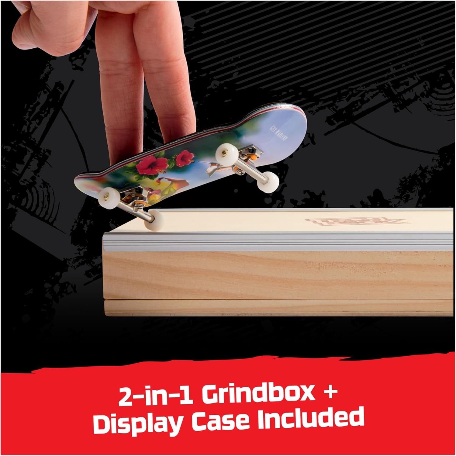 Tech Deck, April Pro Series Finger Board With Storage Display, Built For Pros; Authentic Mini Skateboards, Kids Toys For Ages 6 And Up - Image 5