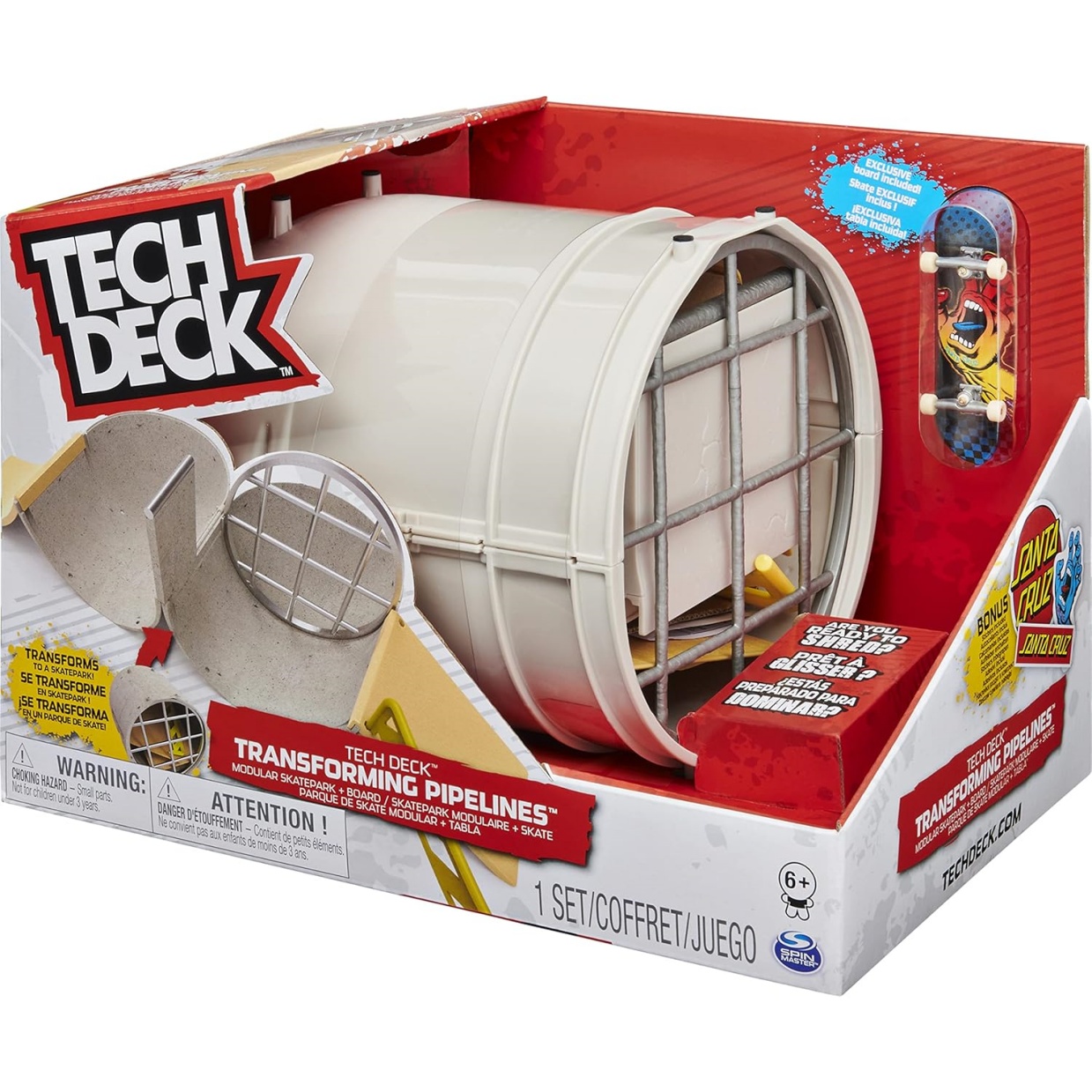Tech Deck Transforming Pipelines, Modular Skatepark Playset And Exclusive Fingerboard - Image 6