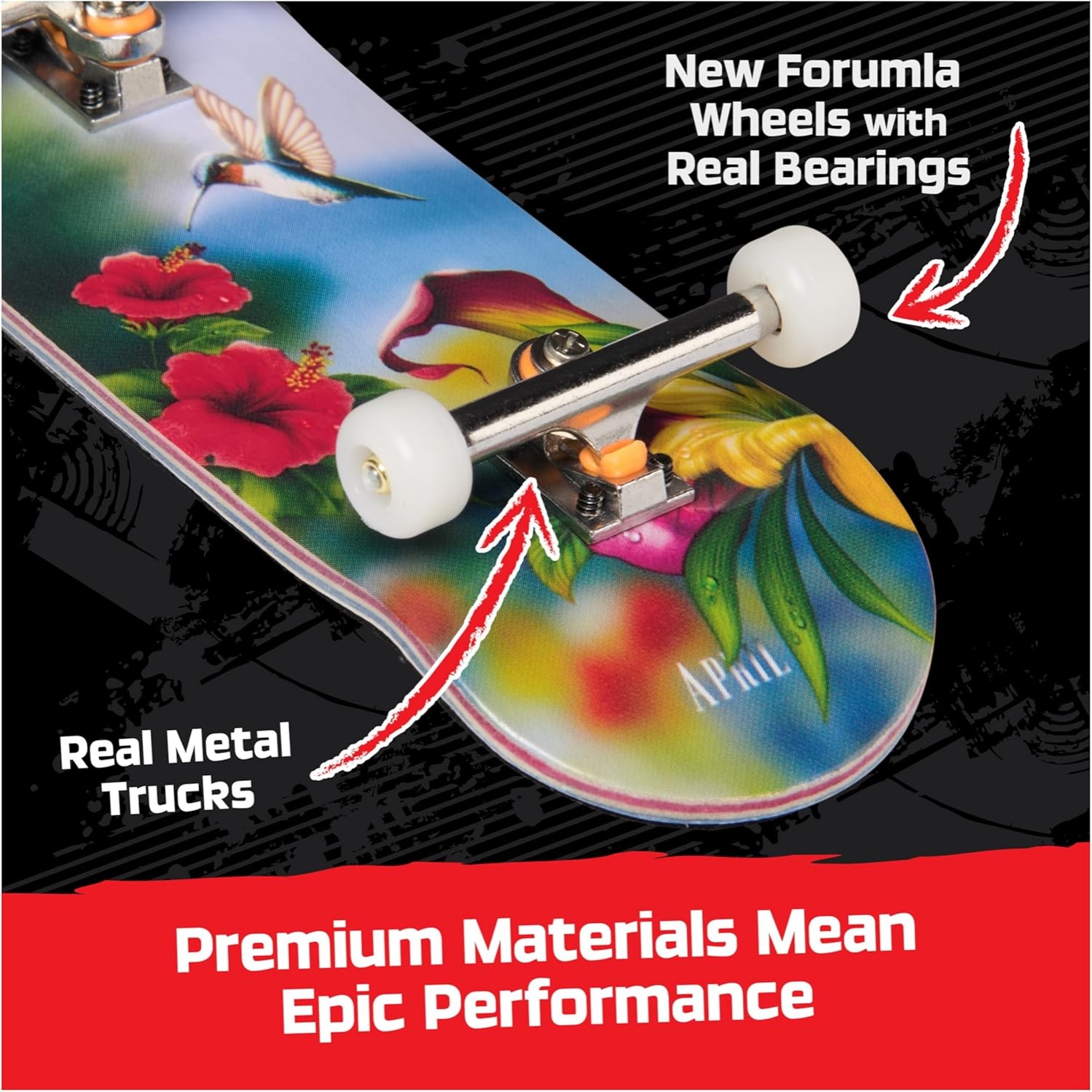 Tech Deck, April Pro Series Finger Board With Storage Display, Built For Pros; Authentic Mini Skateboards, Kids Toys For Ages 6 And Up - Image 3