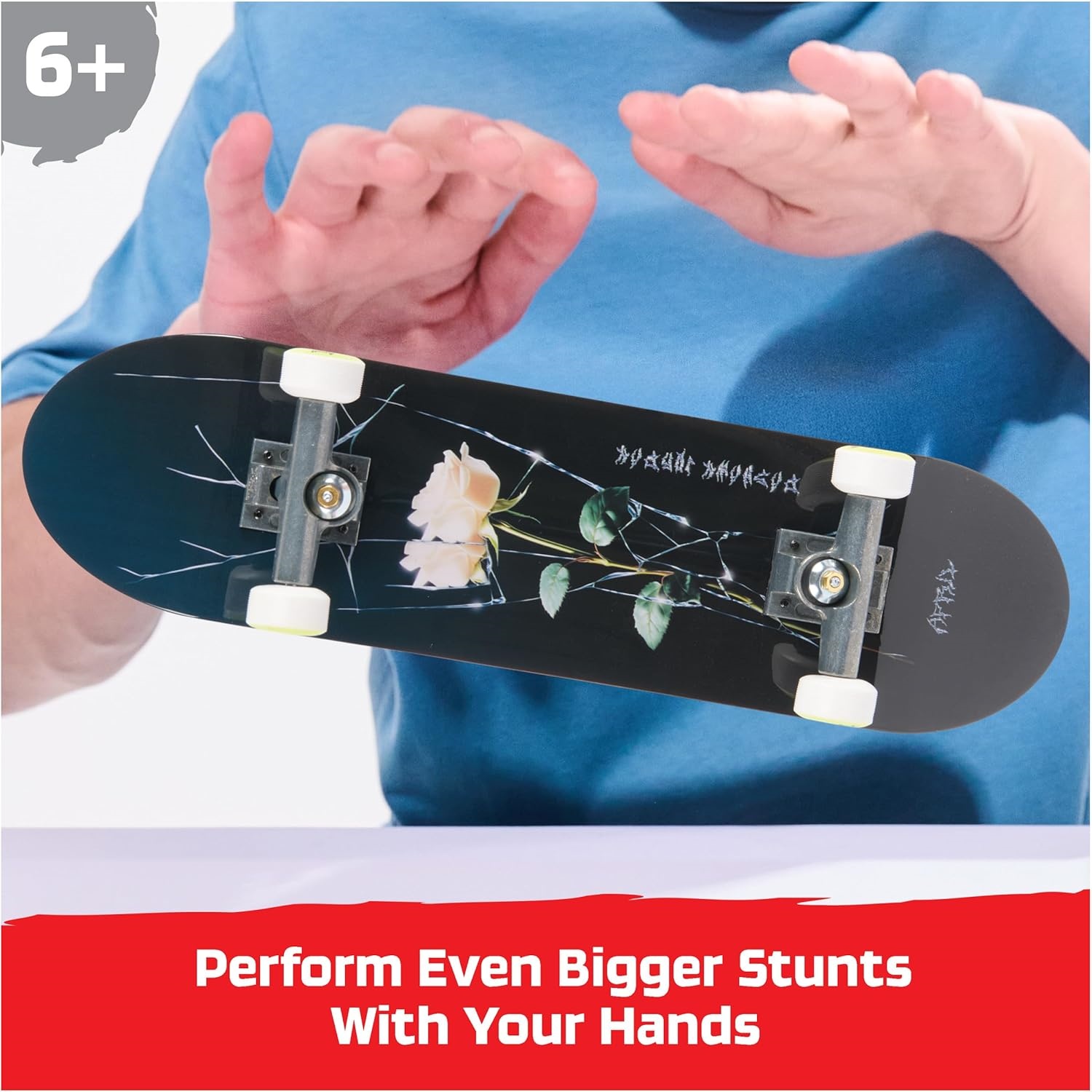 Tech Deck, April Handboard; Authentic Mini Skateboards, Kids Toys For Boys & Girls, Ages 6 And Up (Hands Use Only) - Image 4
