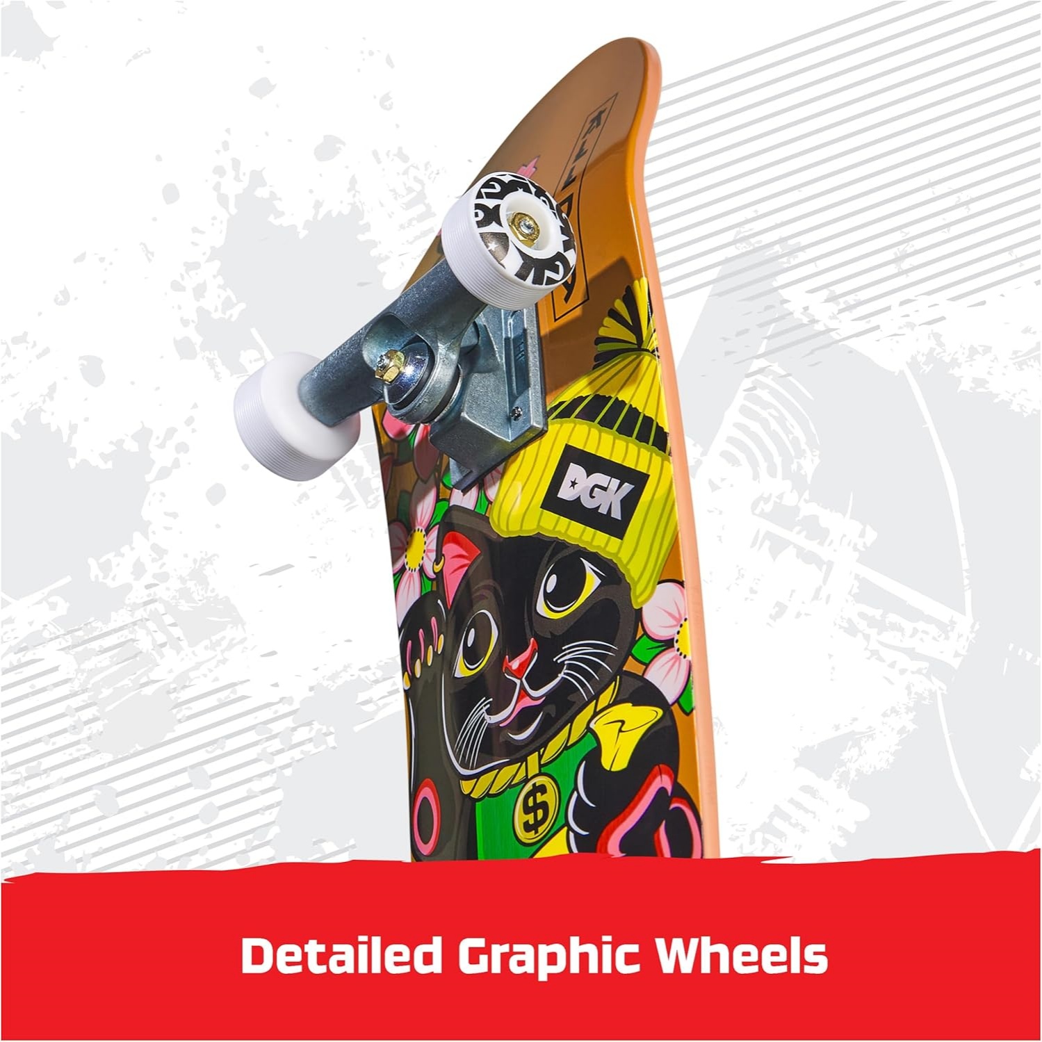 Tech Deck, Dgk Handboard; Authentic Mini Skateboards, Kids Toys For Boys & Girls, Ages 6 And Up (Hands Use Only) - Image 9