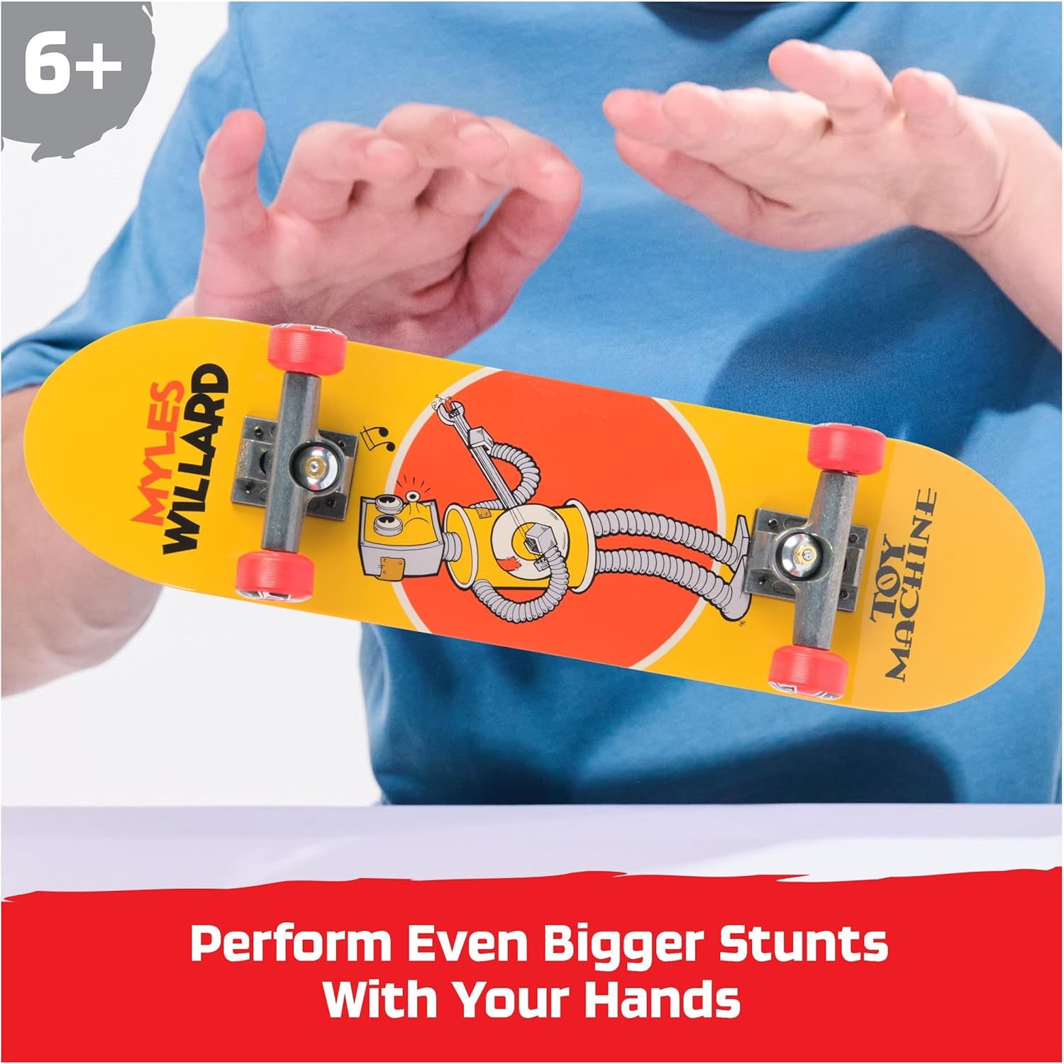 Tech Deck, Toy Machine Handboard; Authentic Mini Skateboards, Kids Toys For Boys & Girls, Ages 6 And Up (Hands Use Only) - Image 4