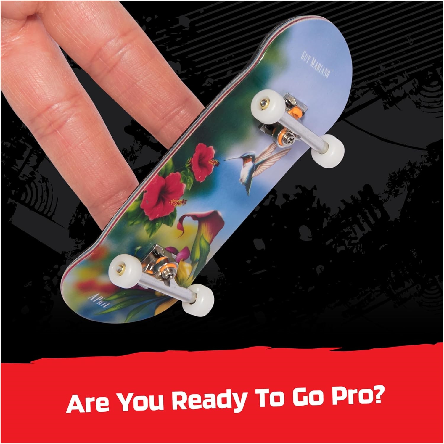 Tech Deck, April Pro Series Finger Board With Storage Display, Built For Pros; Authentic Mini Skateboards, Kids Toys For Ages 6 And Up - Image 7