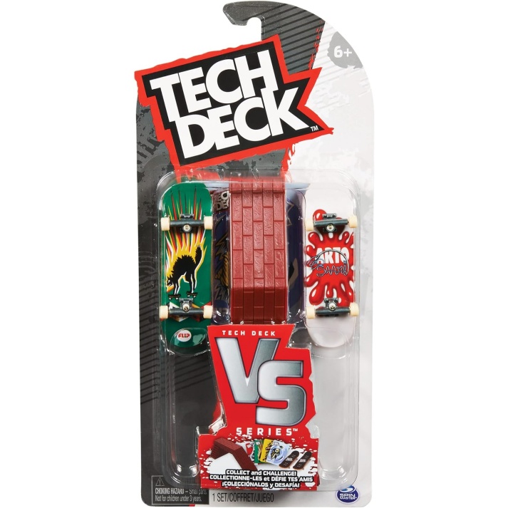 Tech Deck, Blind Skateboards Versus Series, Collectible Fingerboard 2 Pack And Obstacle Set, Kids' Toy For Ages 6 And Up