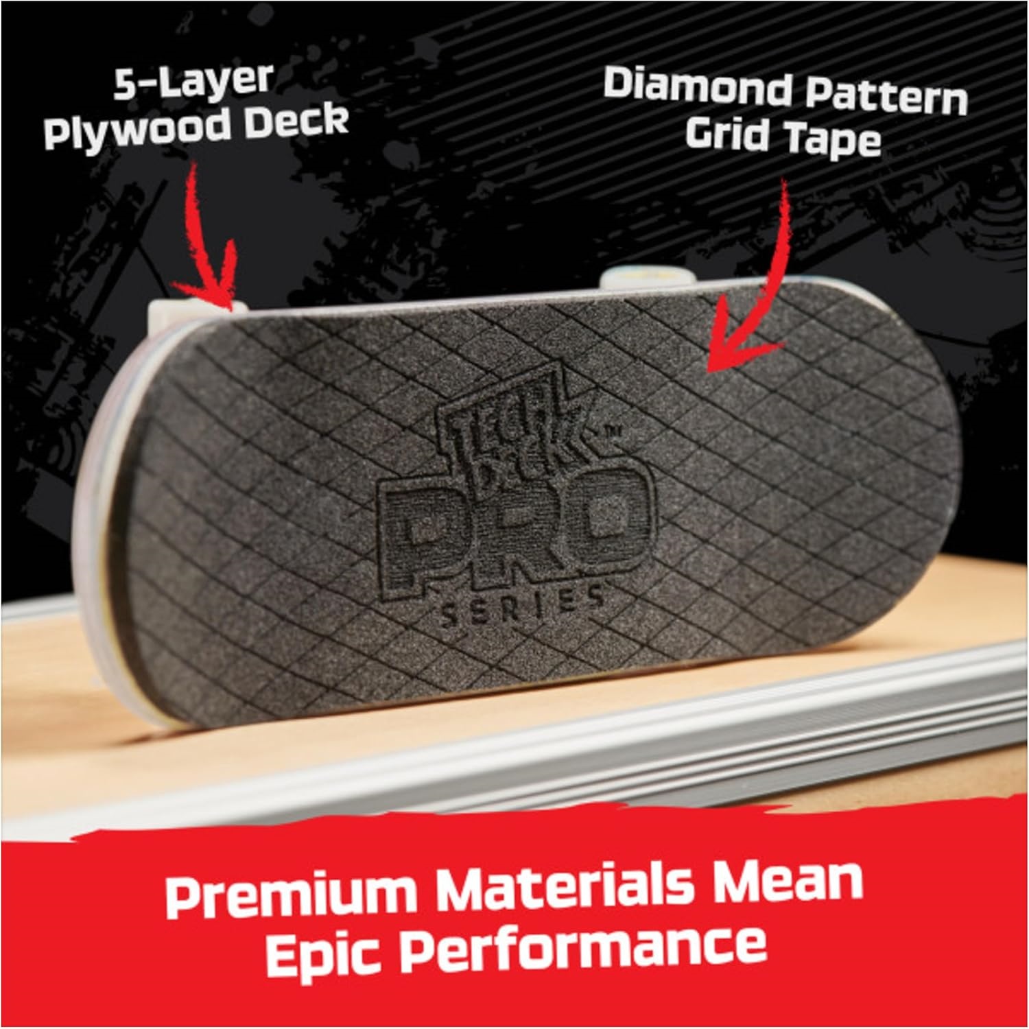 Tech Deck, Primitive Pro Series Finger Board With Storage Display, Built For Pros; Authentic Mini Skateboards, Kids Toys For Ages 6 And Up - Image 4