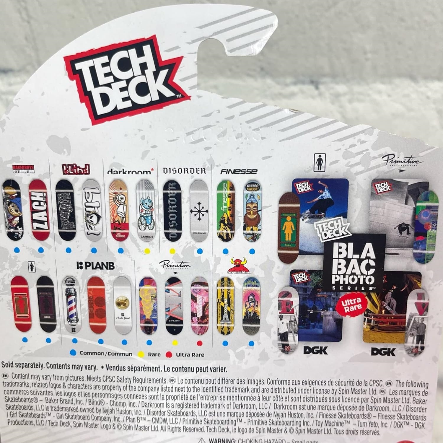 Tech Deck Rare Ultra Rare Series Skateboard Company 96Mm Single Fingerboard (Styles Vary) - Image 7