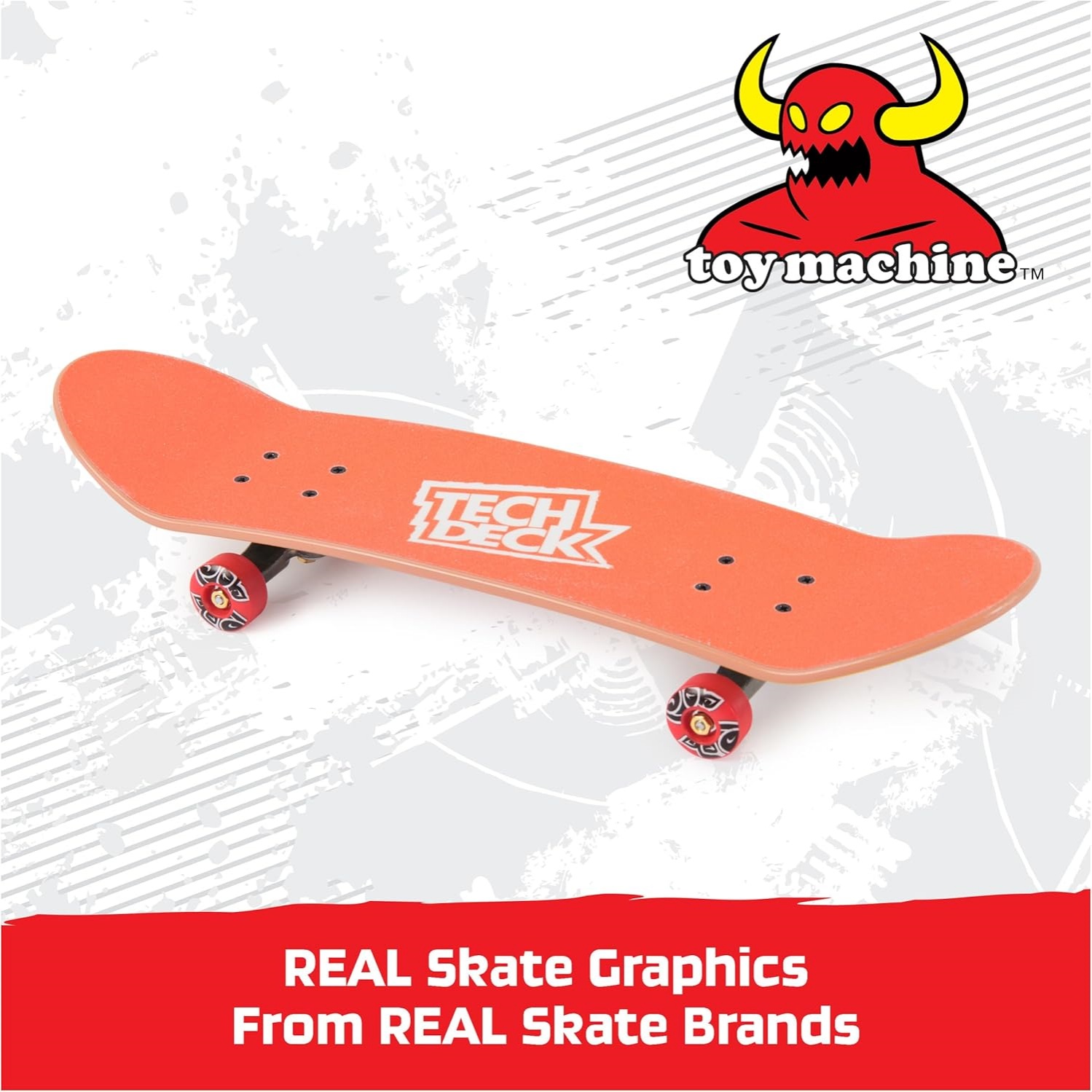 Tech Deck, Toy Machine Handboard; Authentic Mini Skateboards, Kids Toys For Boys & Girls, Ages 6 And Up (Hands Use Only) - Image 2