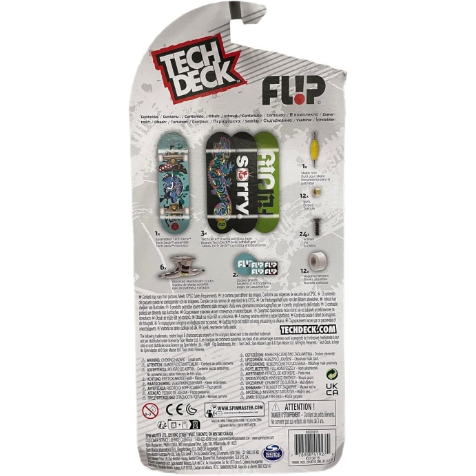 Tech Deck Sk8Shop Bonus Pack Mini Finger Skateboard Multi Pack 2022 Series (Flip (4 Pack)) - Image 2