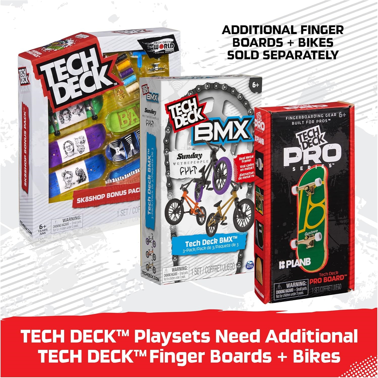 Tech Deck, Daewon Mega Bowl, X-Connect Park Creator, Customizable And Buildable Ramp Set With Exclusive Fingerboard, Kids Toy For Ages 6 And Up - Image 6